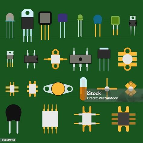 Teknologi Chip Komputer Prosesor Sirkuit Motherboard Sistem Informasi Vektor Ilustrasi Ilustrasi