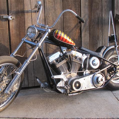 Biltwell 1" Ape Hanger Handlebars - Chrome - Get Lowered Cycles