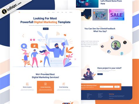 Digital Marketing Agency Website Templates