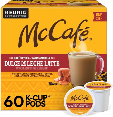 Amazon.com: McCafe ICED One Step Hazelnut Latte, Keurig Single Serve K
