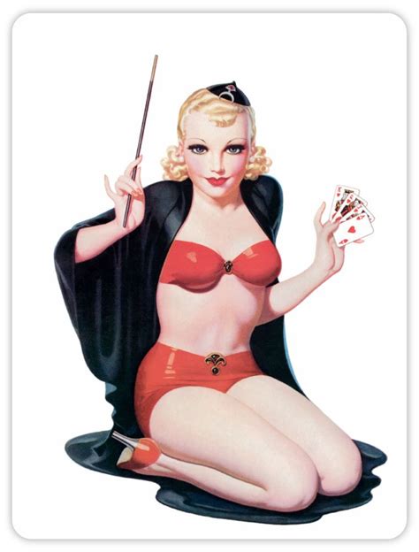 Mua Pinup Pin Up Pin Up Sexy Retro Girl Card Magician Sticker Decal 4