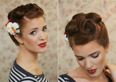 1940s Hair Updo