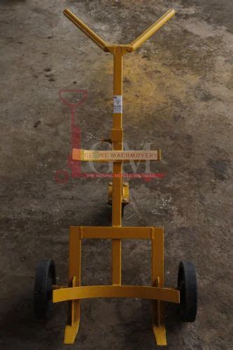 Manual Mild Steel Drum Handling Trolley No Of Wheels 3 Wheels