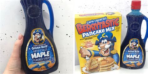 Capn Crunch Just Released Ocean Blue Maple Syrup That Will Brighten Up