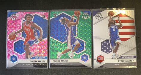 Yahoo オークション 2020 21 Mosaic NBA Tyrese Maxey 76ers RC Base