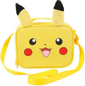 Pokemon Yellow Pikachu Lunch Box With Carry Strap