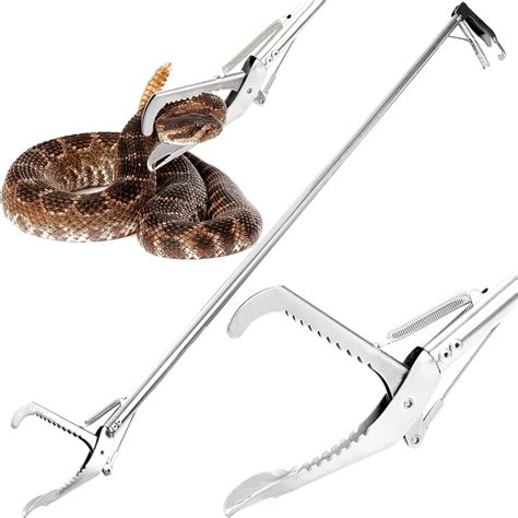 Mezchi 60 Professional Snake Tong With Lock Stainless