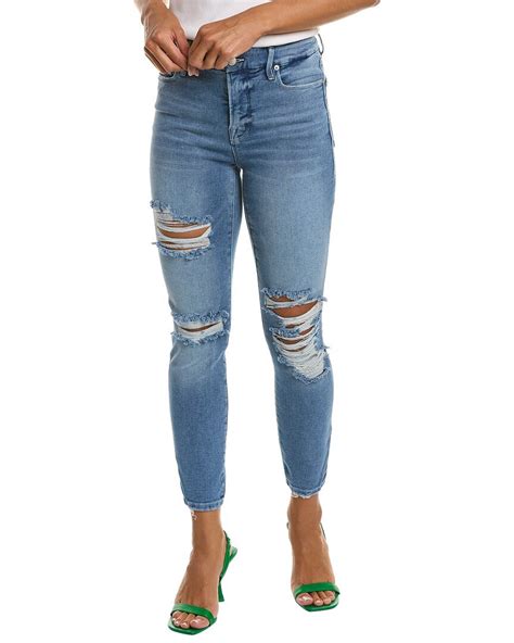 Buy Good American Good Legs Crop Indigo Skinny Leg Jean Nocolor At 56 Off Editorialist