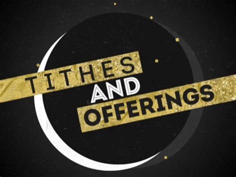 Classy Gold Tithes And Offerings | Centerline New Media | Playback ...