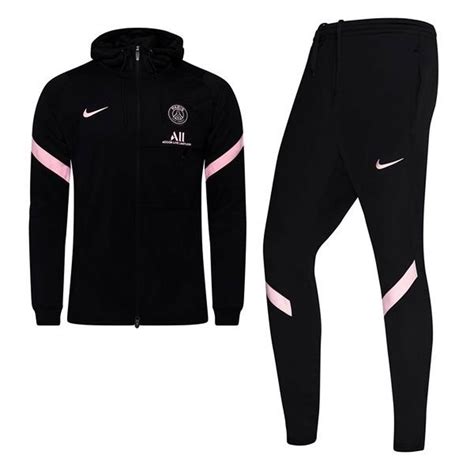 Nike Paris Saint Germain Strike Hooded Trainingspak Zwart