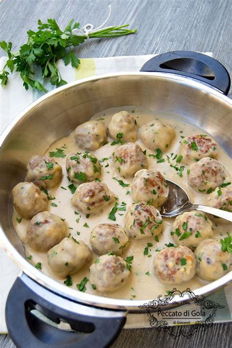 Polpette Di Carne Cremose In Bianco Artofit