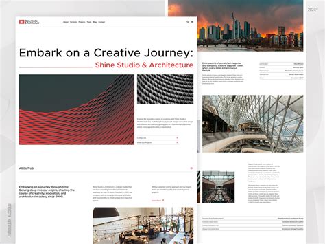 Architecture Website Design by Abdullah on Dribbble