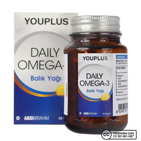 Youplus Daily Omega 3 30 Kapsül Omega 3 Vitaminler