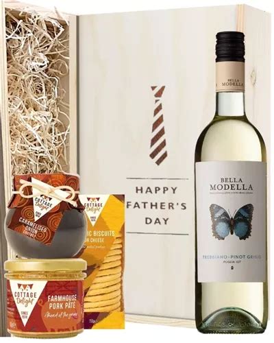 Fathers Day Pinot Grigio Wine Hamper Next Day Delivery UK