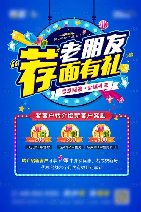 地产老客户回馈活动海报psd广告设计素材海报模板免费下载 享设计