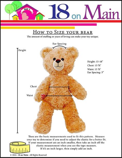 Bear E Lovebug Pattern For Build A Bear Dolls Build A Bear Clothes Pattern Teddy Bear