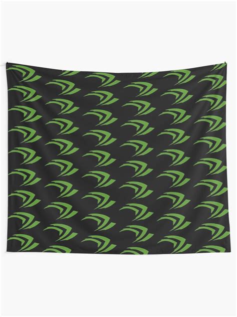 Nvidia Logo Tapestry By Weeev Redbubble