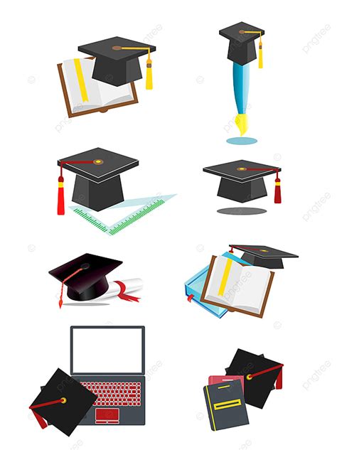 Black Graduation Hat Clipart Transparent Png Hd Cartoon Graduation