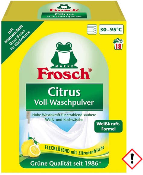 Frosch Citrus Voll Waschpulver 1 35 Kg Ab 7 78 € Preisvergleich Bei