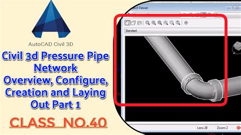 Civil 3d Pressure Pipe Network Overview Configure Creation And Laying