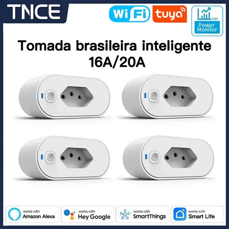 TNCE Tuya Tomada De Controle Inteligente WiFi Ou Adaptador De Soquete