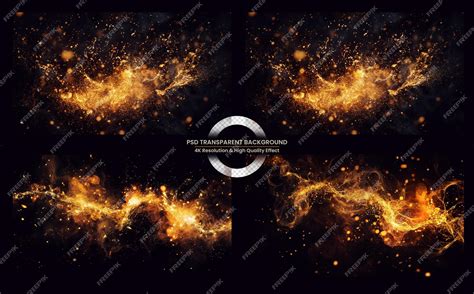 Premium PSD | Fire flame sparks