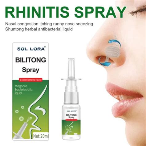 20ML RHINITIS NOSE Spray Nasal Spray Chronic Sinusitis Natural Herbal ...