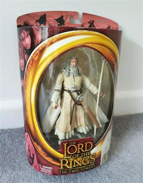 FIGURA DE ACCIÓN Toy Biz Gandalf el personal blanco El Señor de los