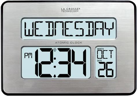 La Crosse Technology C Atomic Digital Wall Clock Instruction Manual