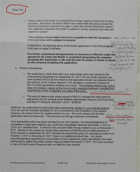 Insurance Declaration Page State Farm How To Read The Declaration