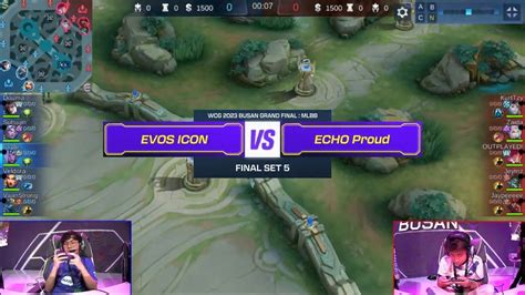 WCG 2023 BUSAN GRAND FINAL MLBB GAME 5 EVOS ICON VS ECHO Proud EVOS