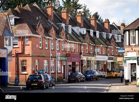brockenhurst village    forest hampshire stock photo alamy