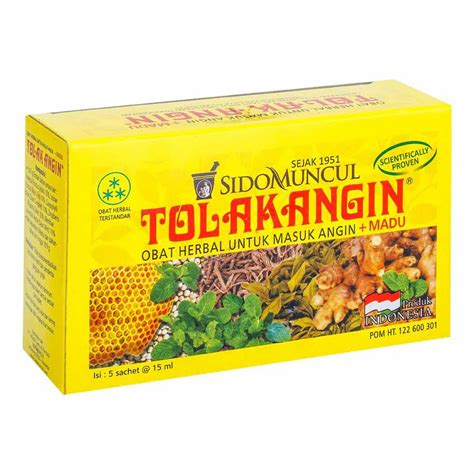 Jual Tolak Angin Cair Sidomuncul 1 Pack Isi 12 Sachet Tolakangin Dus