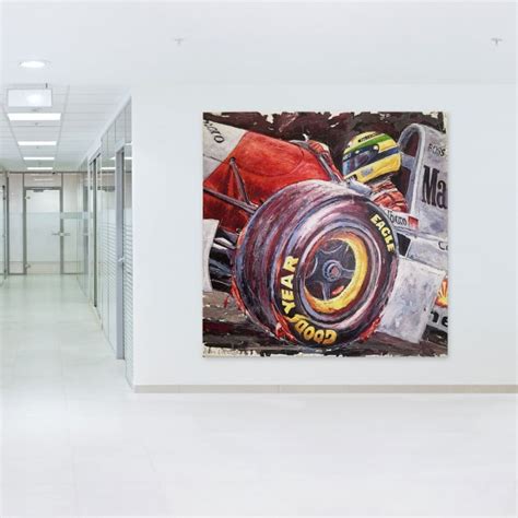 Uvre D Art Ayrton Senna Mclaren