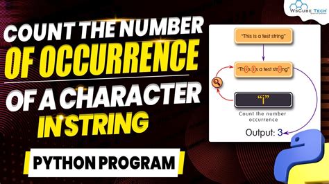 Python Program To Count The Number Of Occurrences Of A Character In A String Complete Guide