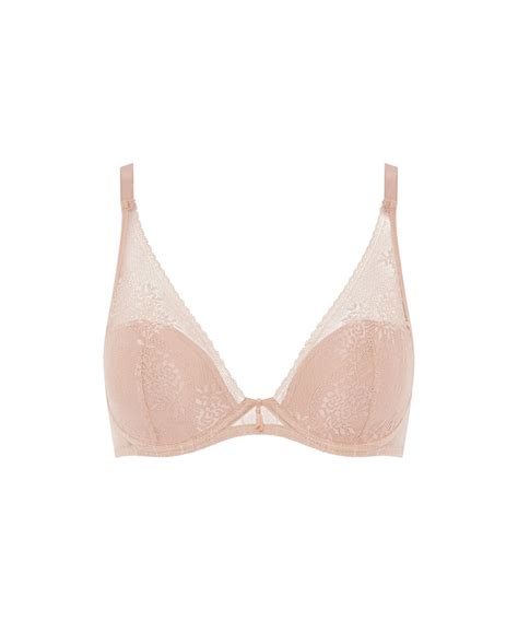 Passionata Lingeri Maddie Plunge T Shirt Bra Wunderwear Rød Lyserød