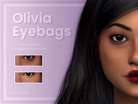 Olivia Eyebags Eva Zetta In 2024 Sims 4 Cc Skin Sims 4 Cc Eyes