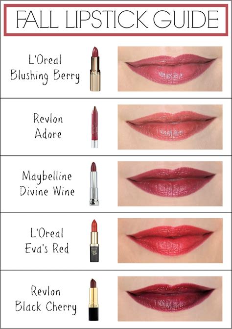 Fall Lipstick Guide Penny Pincher Fashion Bloglovin’