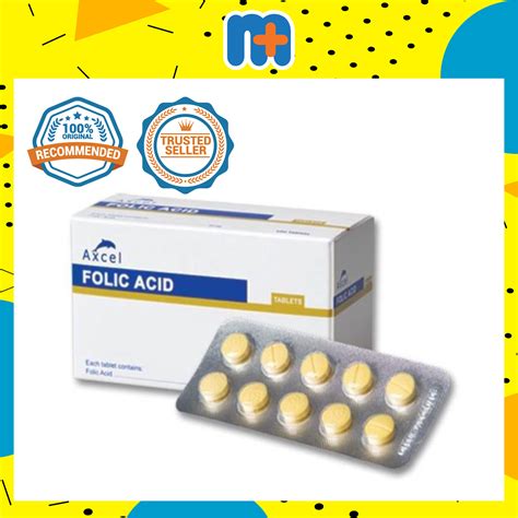 Mplus Axcel Folic Acid Tab 100s Lazada