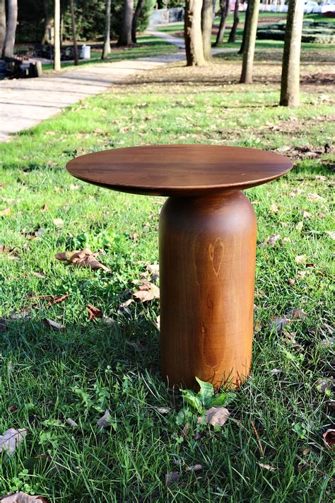 Walnut Side Table Etsy New Zealand