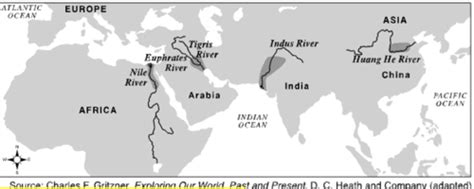 Huang He River Valley Civilization Location