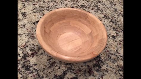 Wood Turning A Segmented Bowl From Maple Youtube