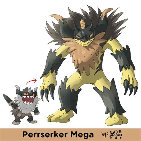 Perrserker Made Him A Bit More Muscles From Pokemon Sword And Shield