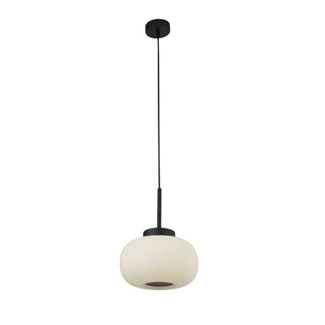 Andor Scandi Frosted Ribbed Glass Pendant Ceiling Light Lightbox