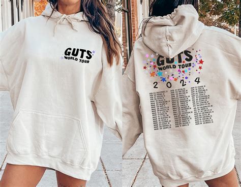 Olivias Rodrigo Guts World Tour 2024 Concert Sweatshirt Vampire Hoodie