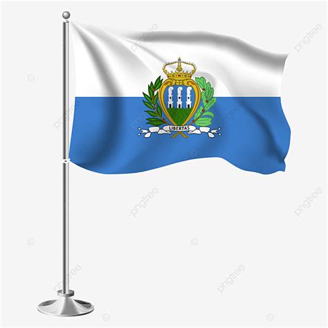 San Marino Vector Design Images The National Flag Of San Marino San