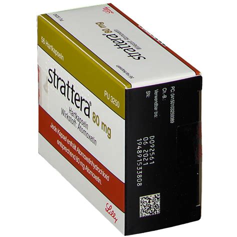 Strattera® 80 Mg 56 St Mit Dem E Rezept Kaufen Shop Apotheke