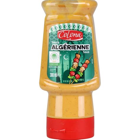 Sauce Algérienne COLONA le flacon de 300mL à Prix Carrefour Sauce