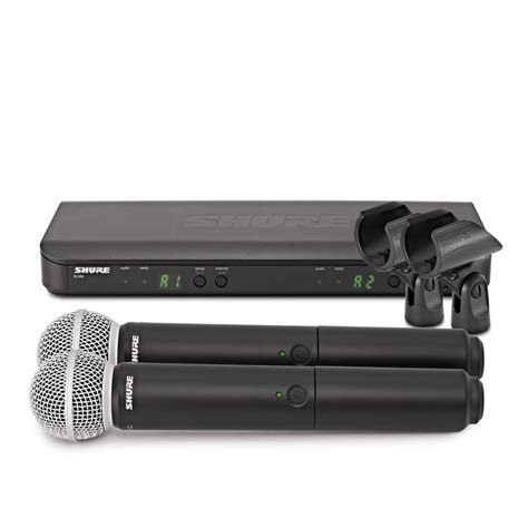 Shure BLX288 SM58 S8 Sistema de micrófono inalámbrico de mano doble