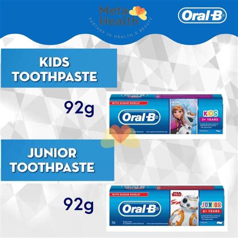 Oral B Kids 3+ Years Toothpaste Frozen / Star Wars Fruit Flavour 92g ...